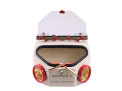 Máy phun cát răng LED Light Dental Sandblaster Hai bút thiết bị phòng thí nghiệm nha khoa Máy phun cát răng