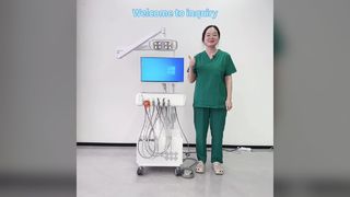 Bộ điều trị nha khoa với camera trong miệng Đèn khám LED có thể điều chỉnh và hệ thống máy tính Windows