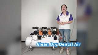 Hướng dẫn vận hành & giới thiệu máy nén khí nha khoa không dầu AZ-FA40B | Hệ thống cung cấp khí nha khoa 40L