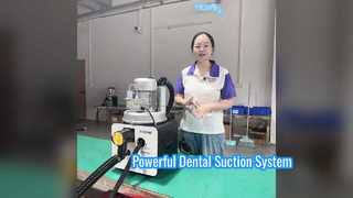 A06 Trình diễn hoạt động của máy hút nha khoa | Hệ thống hút chân không nha khoa hiệu suất cao cho 4 ghế