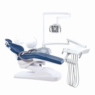 Micro sợi da Luxury Dental Unit Full Set OEM/ODM chấp nhận ghế nha khoa với đèn cảm biến LED