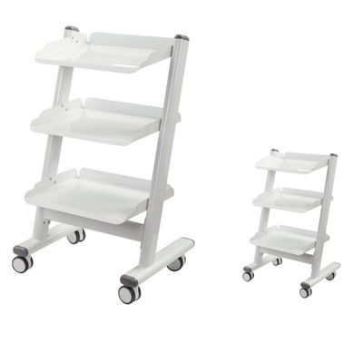 Dental Clinic 3 Layer Dental Trolley Hospital Mobile Instrument Cart With 4 Universal Wheels