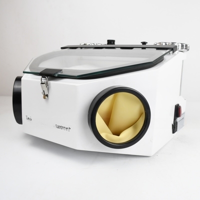 Double Tank Dental Lab Sandblaster sứ vương miện đánh bóng răng vòi phun phun cát