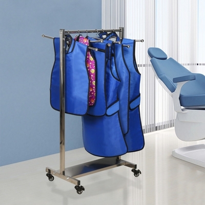 Áo choàng chống tia X-quang nha khoa màu xanh dương, chì 0.35mm PB