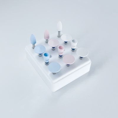 12 chiếc/hộp đánh bóng răng silicon nha khoa chất lượng cao cho tay khoan góc nghiêng, bộ đánh bóng nha khoa bán chạy