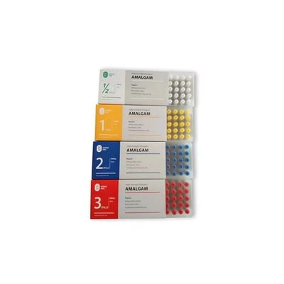 Dental Fill Material Amalgam Capsule 2 Spill 600mg 50pcs/Box Dental Amalgam Capsule