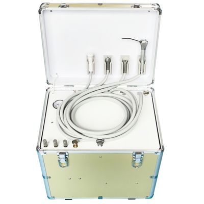 Vet Use Portable Dental Unit Luggage Style Pets Dental Treatment Machine With Air Compressor