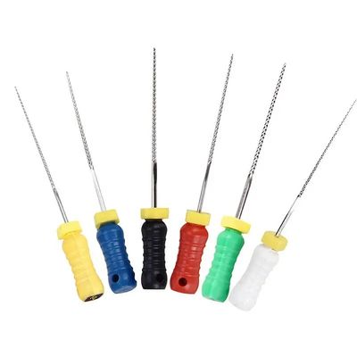 6pcs / Box Root Canal K File Endontic Treatment Dental Endo Files Niti Dental K File