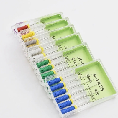 Tập tin H Endodontic Thép không gỉ Dụng cụ nội nha Nha khoa Nhiều kích cỡ Tập tin H Nha khoa