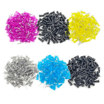 Kim tiêm phân phối Luer Lock đầu tù, kim phân phối chất lỏng cong góc 45 độ