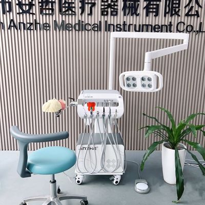 Bộ mô phỏng nha khoa Hệ thống đào tạo nha khoa Bộ mô phỏng nha khoa Phantom Head với xe đẩy điều trị cho giảng dạy trường nha khoa