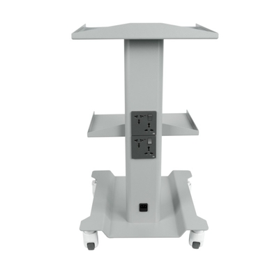 Phòng khám nha khoa đồ nội thất xe tải di động với ba lớp khay thiết kế màu sắc thép không gỉ xe tải di động với tích hợp trong ổ cắm