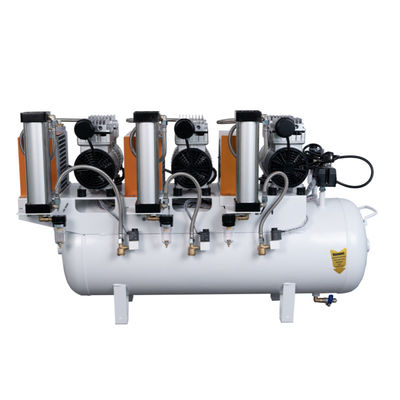 Máy nén khí nha khoa 220V Không ô nhiễm Không dầu Thiết bị nha khoa Máy nén khí yên tĩnh Với máy sấy