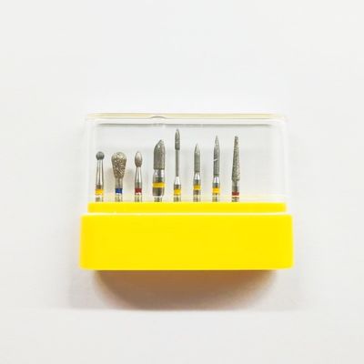 Hot Supply Dental Diamond Bur Set Finishing Cavity Prepartion Kit Factory Directly High Speed Drill Bur