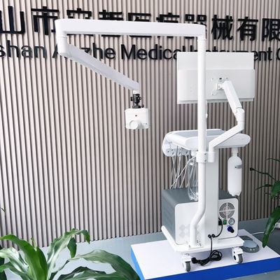 Đường làm việc nha khoa thú y di động Đường xe chăm sóc nha khoa thú cưng di động 220V Đường xe nha khoa với máy ảnh miệng và máy tính