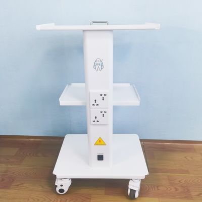 Phòng khám nha khoa Xe dụng cụ di động Xe di động nha khoa với bánh xe phanh Cổ cắm cắm trong ổ cắm Xe xe tải di động nha khoa