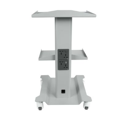 Xe đẩy y tế bệnh viện 3 tầng giá đỡ dụng cụ nha khoa thiết kế đầy màu sắc sử dụng trong thẩm mỹ viện xe đẩy di động