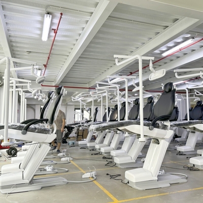 Ghế nha khoa sang trọng của Phòng khám nha khoa, Nhà máy Foshan chấp nhận tùy chỉnh, ghế điều trị nha khoa đệm mềm