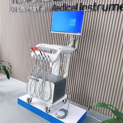 Bàn làm việc nha khoa di động cho vật nuôi Thiết bị điều trị chăm sóc răng động vật Xe xe nha khoa di động