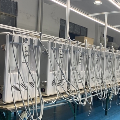 Thiết kế vali Đơn vị nha khoa di động cầm tay, Đơn vị điều trị nha khoa di động với Máy nén tích hợp, Đèn chiếu và Máy cạo vôi