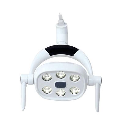 Đèn cảm ứng nha khoa LED 6 bóng cho ghế nha khoa 9W Đèn LED phẫu thuật miệng có thể điều chỉnh Loại cảm biến Đèn hoạt động không bóng