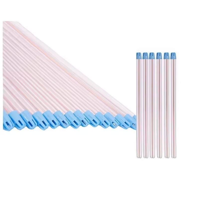 Ống hút nước bọt nha khoa bằng PVC dẻo với đầu hút đồng, dùng một lần