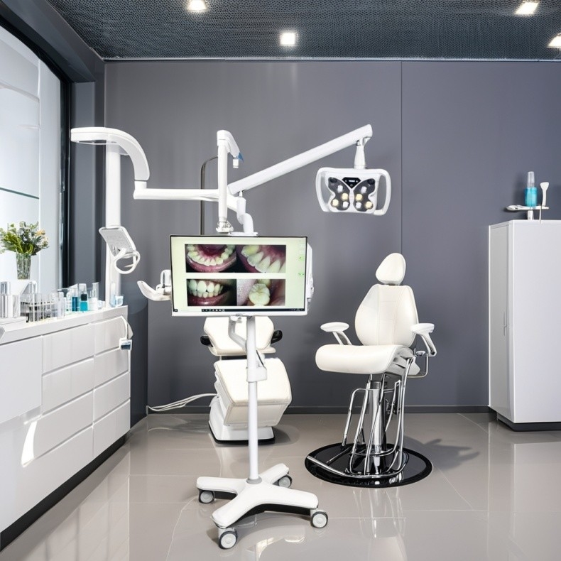 Salon làm đẹp răng Máy tẩy trắng màu xanh 10 mắt Máy tẩy trắng răng Máy tẩy trắng răng di động