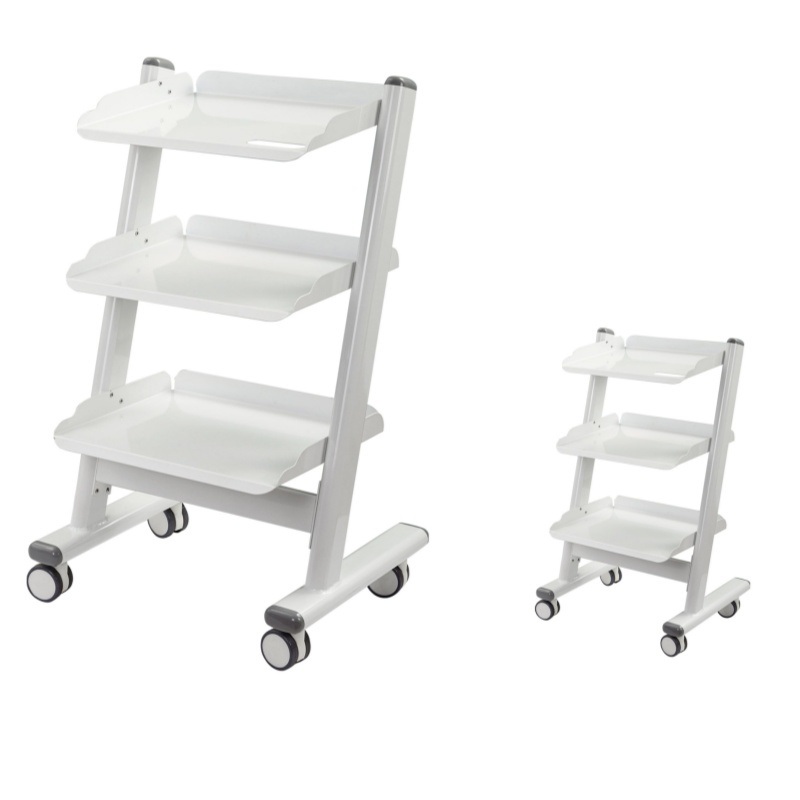 Bệnh viện Nha khoa Metal Tool Cart 3 Lớp Nha khoa Mobile Cart Tools Beauty Salon Storage Trolley