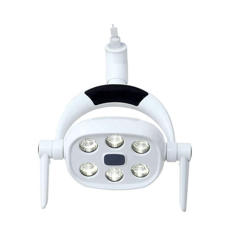 Đèn cảm ứng nha khoa LED 6 bóng cho ghế nha khoa 9W Đèn LED phẫu thuật miệng có thể điều chỉnh Loại cảm biến Đèn hoạt động không bóng