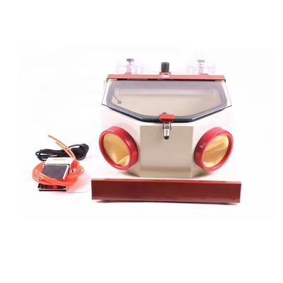 Giá tốt Máy phun cát đánh bóng răng hai bút, làm sạch răng miệng, máy phun cát nha khoa có tủ trực tuyến