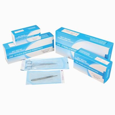 Giá tốt Different Size Sterilization Pouch Bags Disposable Dental Self Seal Sterilization Pouch trực tuyến