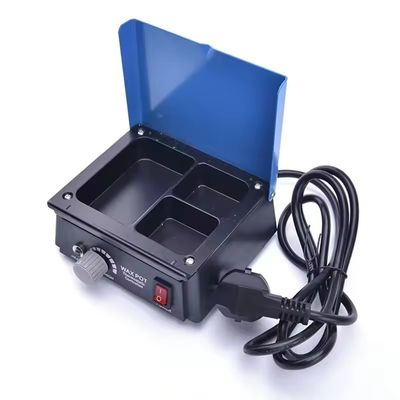 Giá tốt Nồi đun sáp 3 ngăn  Nồi đun sáp phòng thí nghiệm nha khoa 13.5x12.8x5.3cm trực tuyến