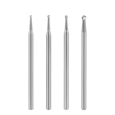 Phòng thí nghiệm nha khoa Tungsten Carbide Burs 10pcs/Box Dental Round Carbide Burs cho đánh bóng