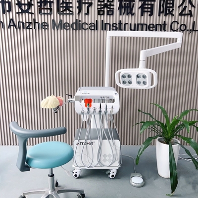 Bộ mô phỏng nha khoa Hệ thống đào tạo nha khoa Bộ mô phỏng nha khoa Phantom Head với xe đẩy điều trị cho giảng dạy trường nha khoa