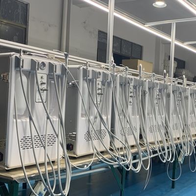 Giá tốt Dental Mobile Cart Đơn vị nha khoa di động với máy nén không khí 550W Di chuyển theo ý muốn Đơn vị tuabin nha khoa di động trực tuyến