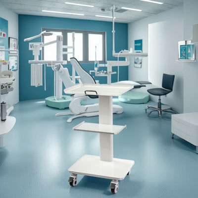 Giá tốt Thang xe nha sĩ thép không gỉ Thang xe phòng thí nghiệm di động đa chức năng với ổ cắm 3 lớp di động trực tuyến