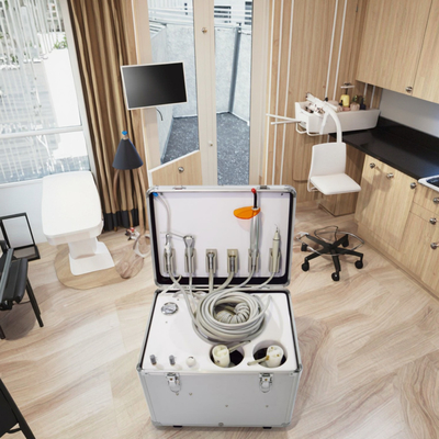 Đơn vị nha khoa di động với máy nén âm thầm Đơn vị tuabin nha khoa di động Đơn vị điều trị nha khoa di động