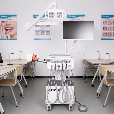 Mô phỏng đào tạo nha khoa với Phantom Head Dental Student Training Equipment Dental School Simulation Unit với máy nén không khí