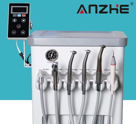 Giá tốt Máy Nha Khoa Di Động Động Cơ Điện AP202 Xe Đẩy Nha Khoa Di Động với Tay Khoan Tỷ Lệ 16:1 1:5 20:1 Máy Cạo Vôi Răng Woodpecker Đèn Quang Trùng Hợp LED trực tuyến