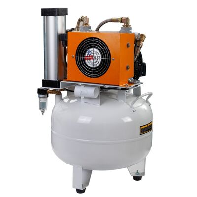 Giá tốt Máy nén khí 550W không dầu, tiết kiệm năng lượng, siêu yên tĩnh 55dB dành cho phòng khám y tế & nha khoa có máy sấy trực tuyến