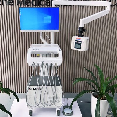 All-in-One Mobile Pet Dental Workstation với áp suất 0,8Mpa 38DB tiếng ồn và năng lượng 550W cho phòng khám thú y