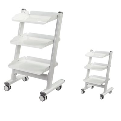 Giá tốt 3 lớp xe đẩy nha khoa với ổ cắm điện tích hợp và 4 bánh xe phổ quát cho phòng khám nha khoa trực tuyến