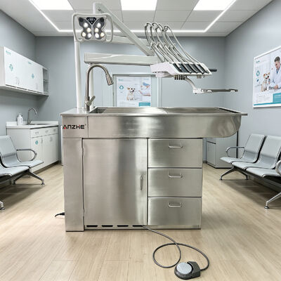 Giá tốt Thiết bị Nha khoa Thú y Chuyên nghiệp với Máy nén khí Yên tĩnh 32L và Bộ dụng cụ 5 khay đựng bằng Thép không gỉ 304 trực tuyến