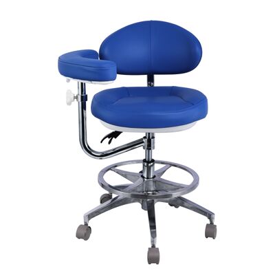 Giá tốt Nhà máy trực tiếp Ergonomic ghế nha khoa điều chỉnh ghế y tế 360 ° xoay ghế bác sĩ có bánh xe cho phòng thí nghiệm bệnh viện phòng khám trực tuyến