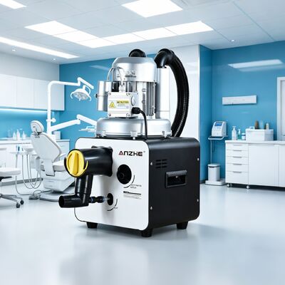 Máy hút dịch nha khoa di động 750W với công suất hút 1000L/phút giúp loại bỏ nước bọt hiệu quả trong phòng khám