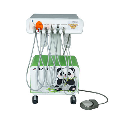 Giá tốt Đơn vị nha khoa thú y di động di động với sức mạnh 550W áp suất 0,8Mpa và tiếng ồn 38DB cho phòng khám động vật trực tuyến
