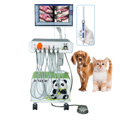 HD Camera miệng Bệnh viện thú y máy làm việc nha khoa All-in-One PC Win10 Hệ thống nha khoa thú y di động Plug & Play giải pháp nha khoa thú y hoàn chỉnh