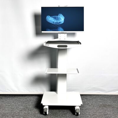 Đơn vị xe ngựa nha khoa di động với đắp màn hình, Lưu trữ đa lớp Cabinet Trolley phòng khám nha khoa, Trạm làm việc nha khoa ergonomic cho bệnh viện & phòng khám