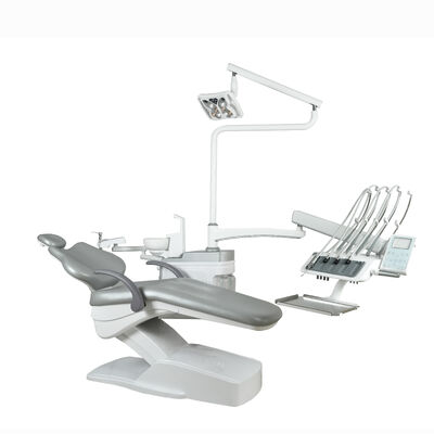 Giá tốt Ghế nha khoa gắn trên đỉnh có đèn cảm ứng LED, ghế điều trị nha khoa da PU cao cấp, bộ nha khoa điện cho phòng khám nha khoa trực tuyến