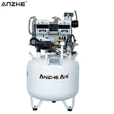 Máy nén khí nha khoa không dầu, yên tĩnh, cấp y tế 40L có bộ sấy 850W Hệ thống cung cấp khí tiếng ồn thấp cho phòng khám nha khoa